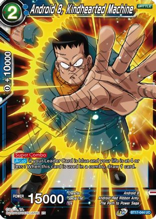 Image of Android 8, Kindhearted Machine (BT17-044) - Ultimate Squad