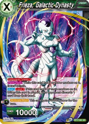 Image of Frieza, Galactic Dynasty (BT17-061) - Ultimate Squad Foil