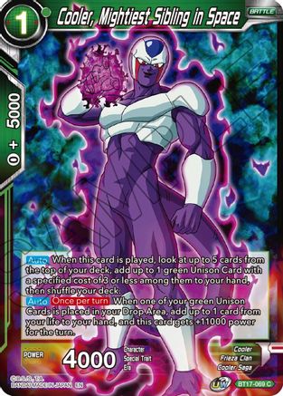 Image of Cooler, Mightiest Sibling in Space (BT17-069) - Ultimate Squad