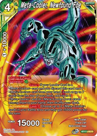 Image of Meta-Cooler, Newfound Foe (BT17-140) - Ultimate Squad Foil