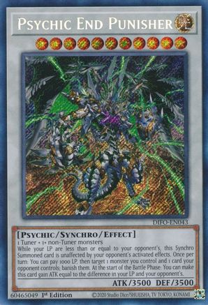 Image of Psychic End Punisher (DIFO-EN043) - Dimension Force 1st Edition