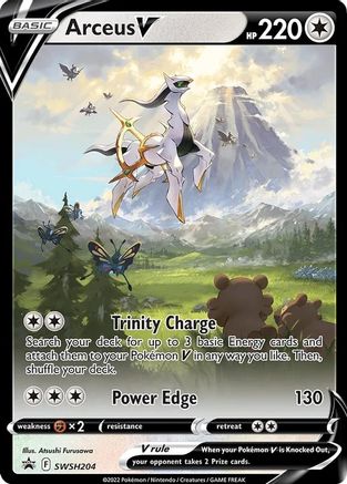 Image of Arceus V SWSH204  - Holofoil SWSH Sword & Shield Promo Cards - Promo