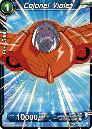 Image of Colonel Violet (BT17-042) - Ultimate Squad