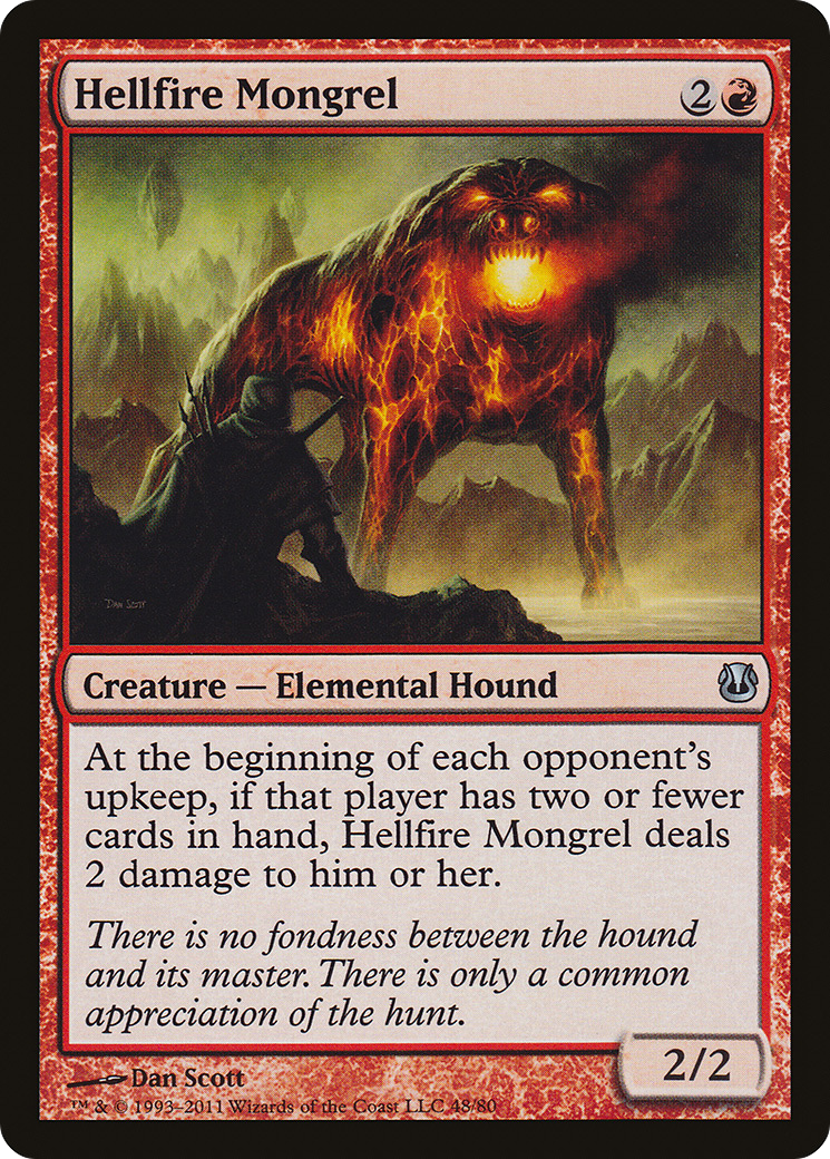Image of Hellfire Mongrel (DDH-048) - Duel Decks: Ajani vs. Nicol Bolas
