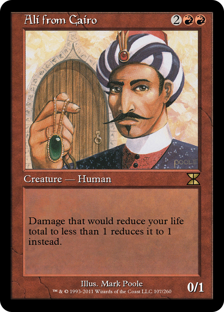 Image of Ali from Cairo (ME4-107) - Masters Edition IV Foil
