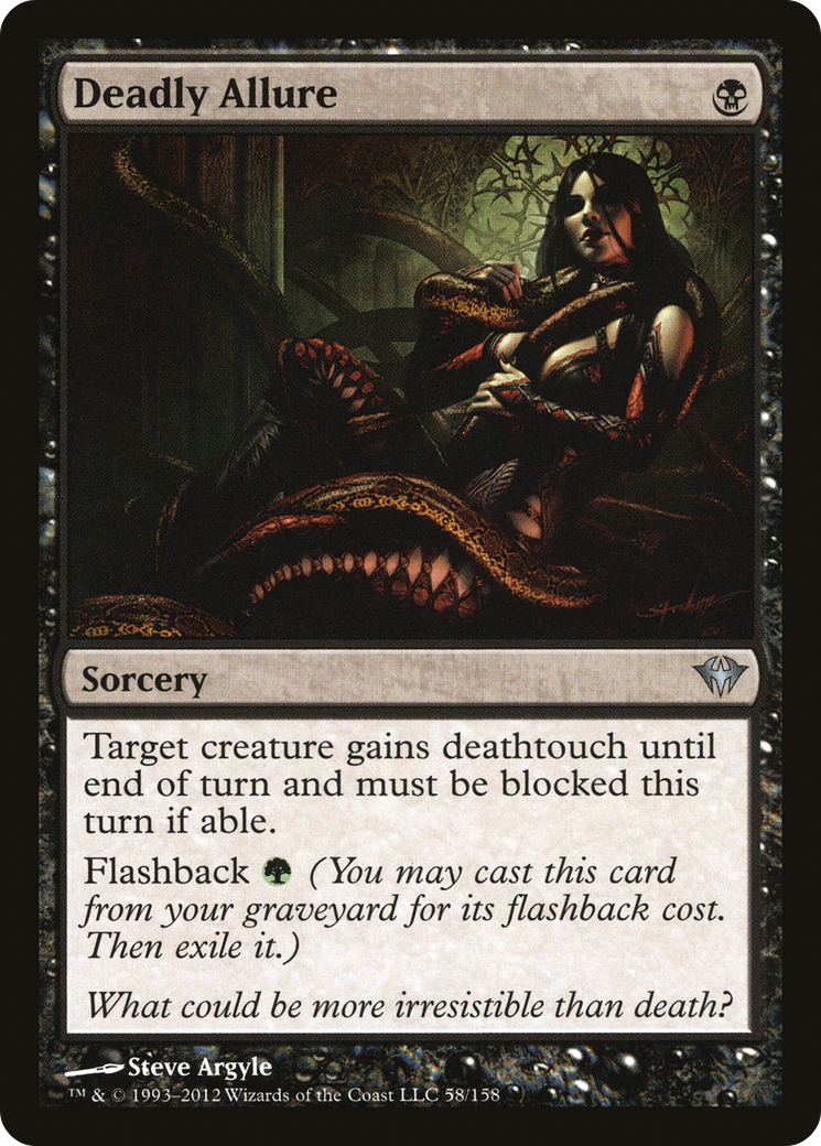 Image of Deadly Allure (DKA-058) - Dark Ascension Foil