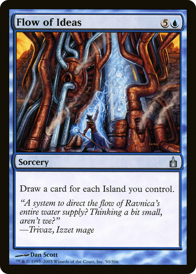 Image of Flow of Ideas (RAV-050) - Ravnica: City of Guilds