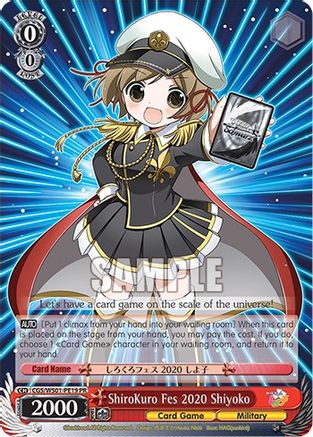 Image of ShiroKuro Fes 2020 Shiyoko (CGS/WS01-PE19 PR) - Promo Cards