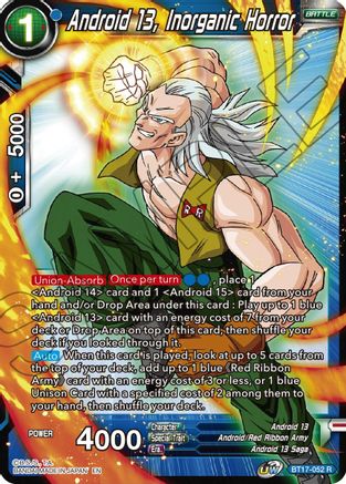 Image of Android 13, Inorganic Horror (BT17-052) - Ultimate Squad Foil