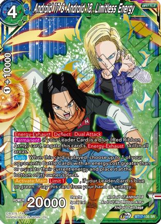 Image of Android 17 & Android-18, Limitless Energy (BT17-135) - Ultimate Squad Foil