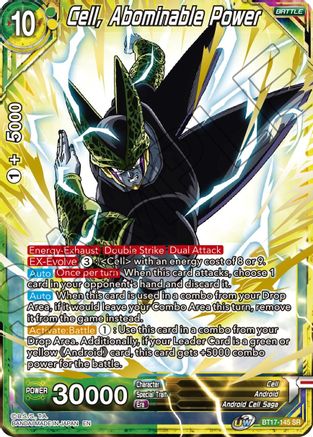 Image of Cell, Abominable Power (BT17-145) - Ultimate Squad Foil