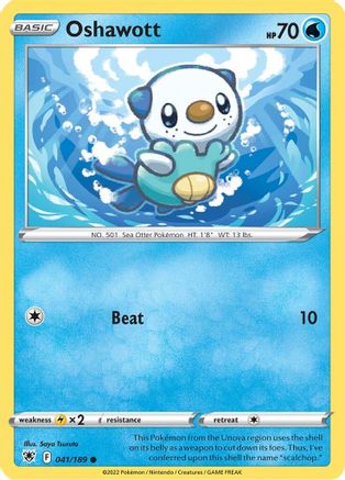 Image of Oshawott 041/189  SWSH10 Astral Radiance - Common