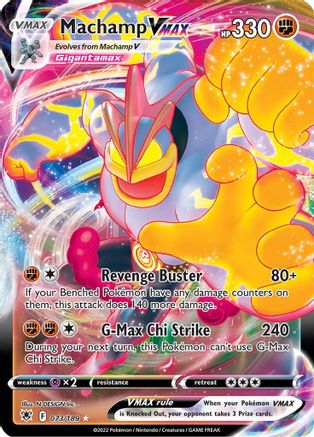 Image of Machamp VMAX 073/189  - Holofoil SWSH10 Astral Radiance - Ultra Rare