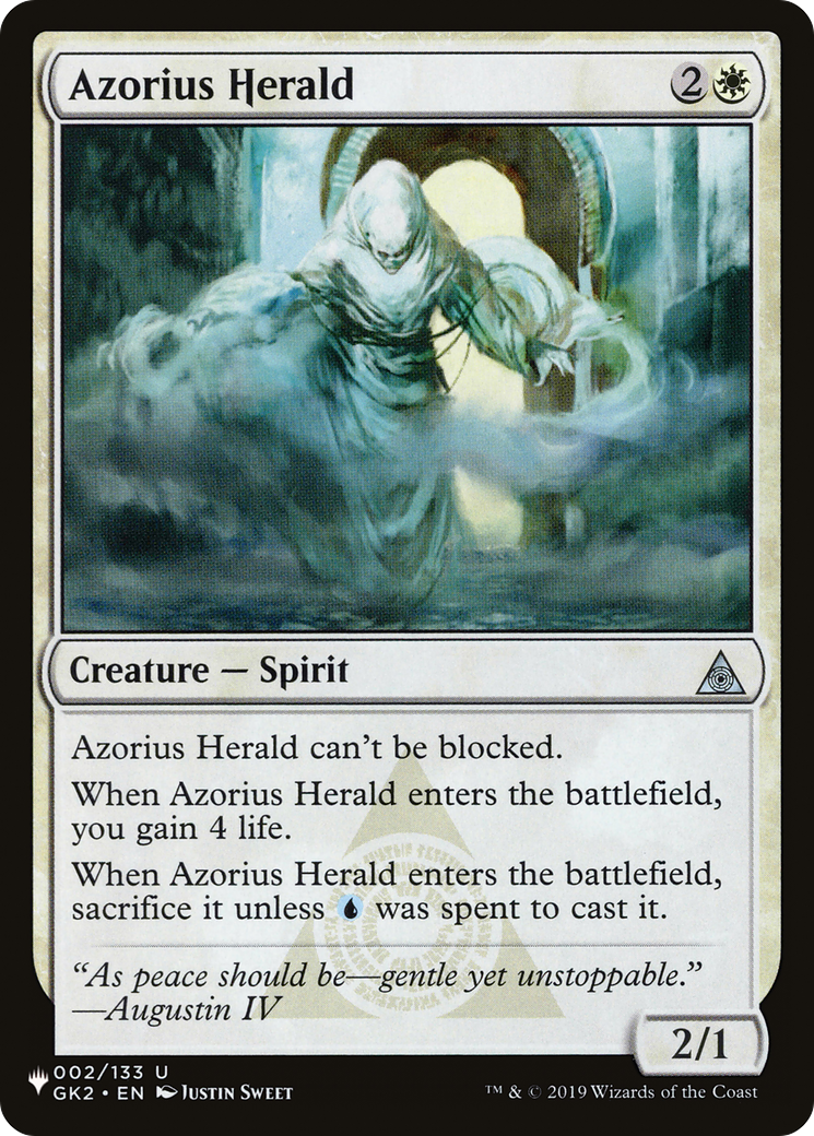 Image of Azorius Herald (LIST-GK2-2) - The List