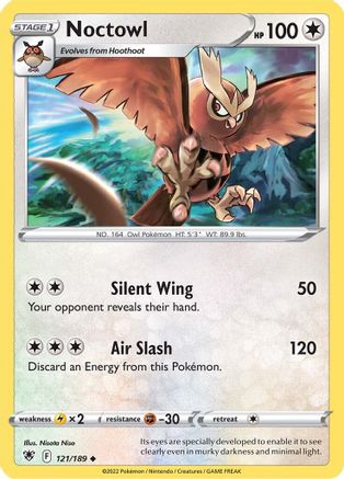 Image of Noctowl 121/189  SWSH10 Astral Radiance - Uncommon