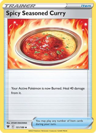 Image of Spicy Seasoned Curry 151/189  - Reverse Holofoil SWSH10 Astral Radiance - Uncommon