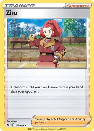Image of Zisu 159/189  - Reverse Holofoil SWSH10 Astral Radiance - Uncommon