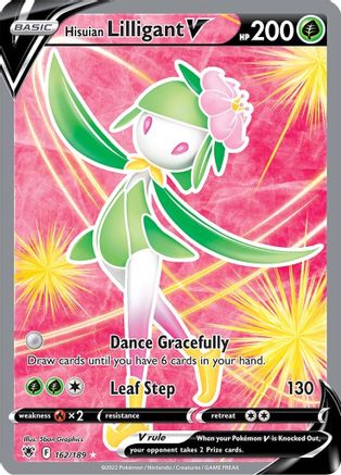 Image of Hisuian Lilligant V (Full Art) 162/189  - Holofoil SWSH10 Astral Radiance - Ultra Rare