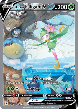 Image of Hisuian Lilligant V (Alternate Full Art) 163/189  - Holofoil SWSH10 Astral Radiance - Ultra Rare