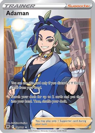Image of Adaman (Full Art) 181/189  - Holofoil SWSH10 Astral Radiance - Ultra Rare