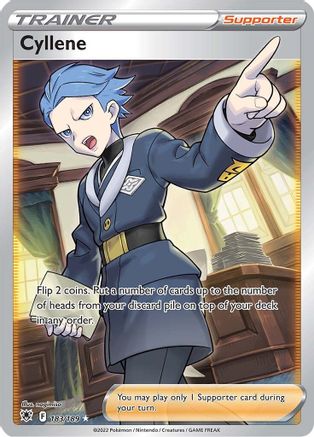 Image of Cyllene (Full Art) 183/189  - Holofoil SWSH10 Astral Radiance - Ultra Rare