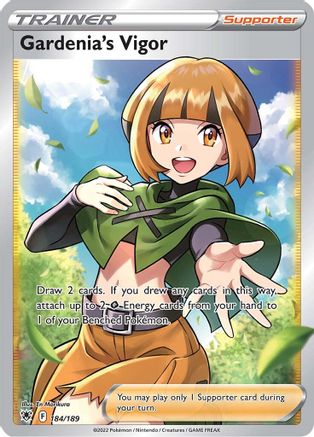 Image of Gardenia's Vigor (Full Art) 184/189  - Holofoil SWSH10 Astral Radiance - Ultra Rare