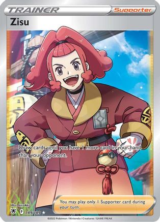 Image of Zisu (Full Art) 189/189  - Holofoil SWSH10 Astral Radiance - Ultra Rare