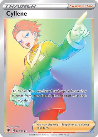 Image of Cyllene (Secret) 201/189  - Holofoil SWSH10 Astral Radiance - Secret Rare