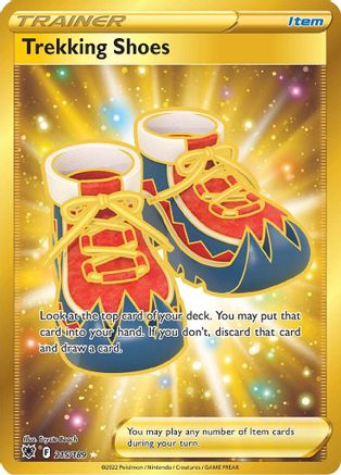 Image of Trekking Shoes (Secret) 215  - Holofoil SWSH10 Astral Radiance - Secret Rare