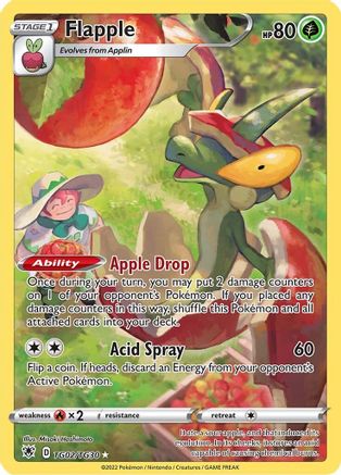Image of Flapple TG02/TG30  - Holofoil SWSH10 Astral Radiance Trainer Gallery - Ultra Rare