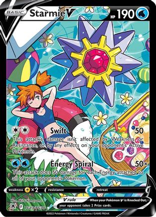 Image of Starmie V TG13/TG30  - Holofoil SWSH10 Astral Radiance Trainer Gallery - Ultra Rare
