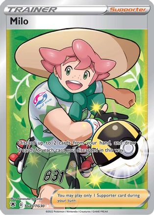 Image of Milo TG27/TG30  - Holofoil SWSH10 Astral Radiance Trainer Gallery - Ultra Rare