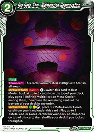 Image of Big Gete Star, Nightmarish Regeneration (BT17-079) - Ultimate Squad