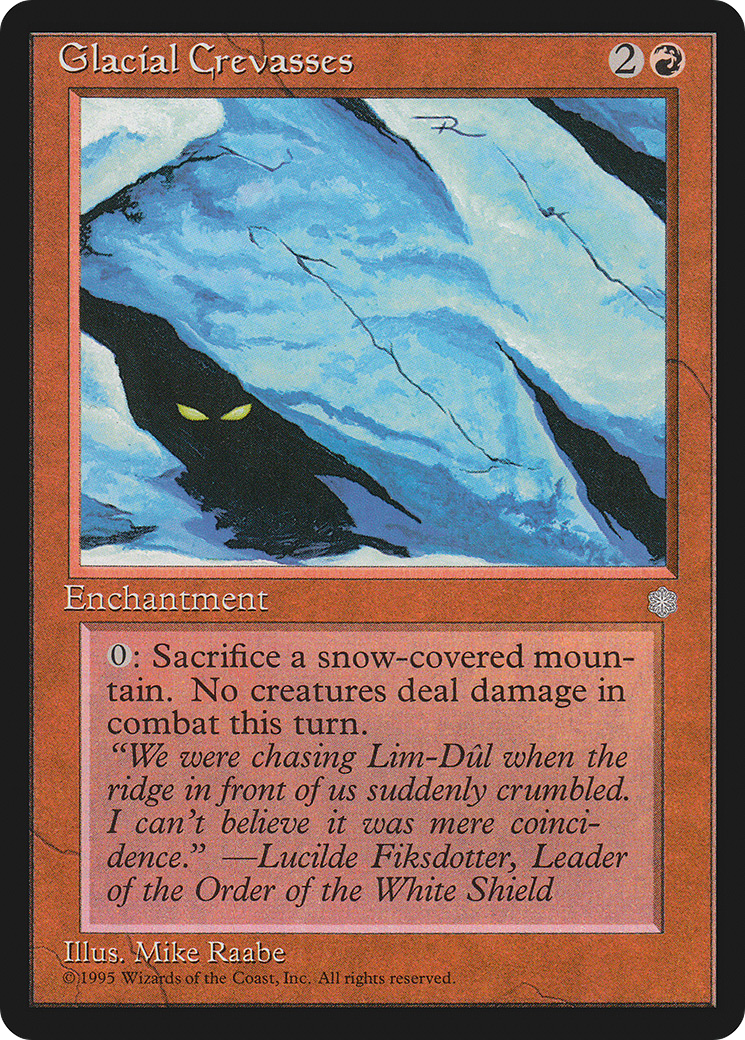 Image of Glacial Crevasses (ICE-187) - Ice Age