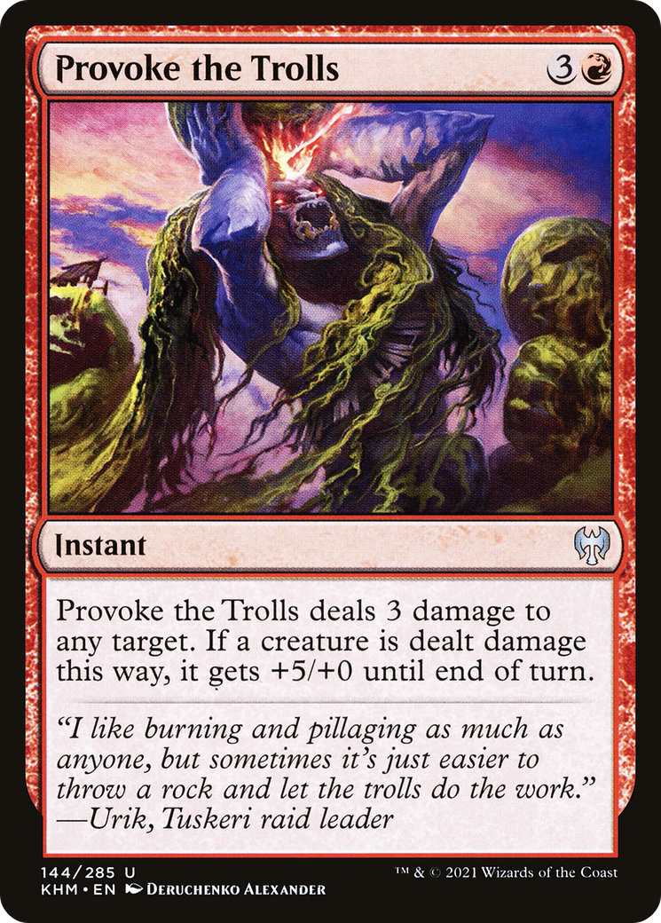 Image of Provoke the Trolls (KHM-144) - Kaldheim
