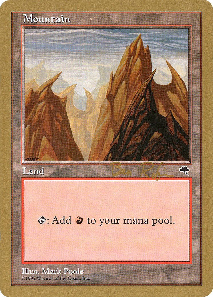Image of Mountain (Vertical) - 1998 Ben Rubin (TMP) (WCD-) - World Championship Decks 1998