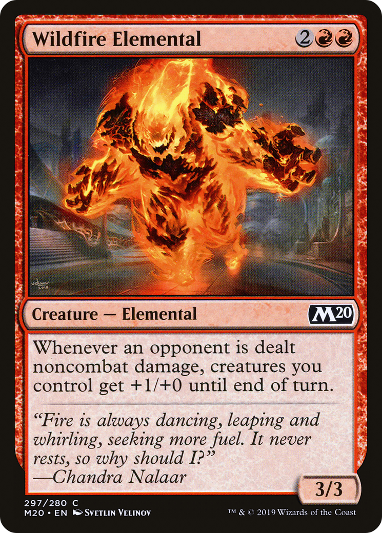 Image of Wildfire Elemental (M20-297) - Core Set 2020