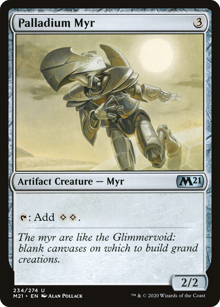 Image of Palladium Myr (M21-234) - Core Set 2021 Foil