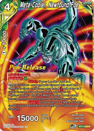 Image of Meta-Cooler, Newfound Foe (BT17-140) - Ultimate Squad PreRelease Cards