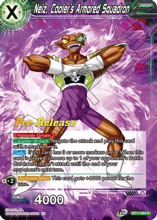 Image of Neiz, Cooler's Armored Squadron (BT17-064) - Ultimate Squad PreRelease Cards