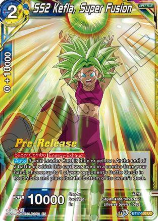 Image of SS2 Kefla, Super Fusion (BT17-133) - Ultimate Squad PreRelease Cards