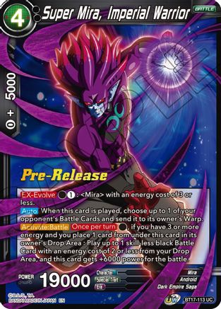 Image of Super Mira, Imperial Warrior (BT17-113) - Ultimate Squad PreRelease Cards