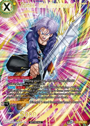 Image of Trunks, the Empowered (Gold Stamped) (P-378) - Promotion Cards Foil