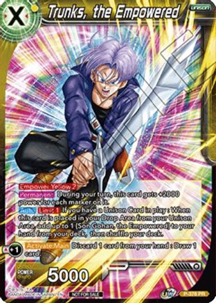 Image of Trunks, the Empowered (P-378) - Promotion Cards