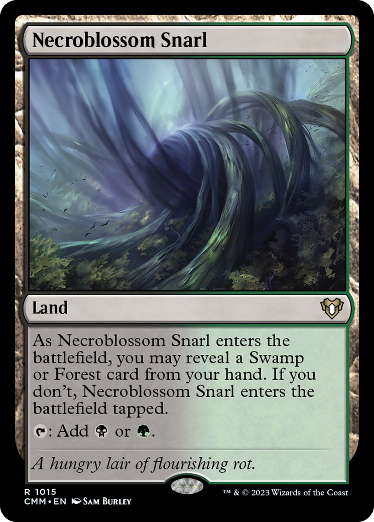 Image of Necroblossom Snarl (CMM-1015) - Commander Masters