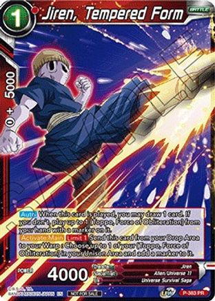 Image of Jiren, Tempered Form (Tournament Pack Vol. 8) (P-383) - Tournament Promotion Cards