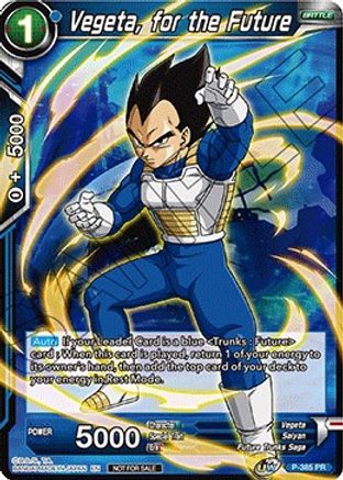 Image of Vegeta, for the Future (Tournament Pack Vol. 8) (P-385) - Tournament Promotion Cards