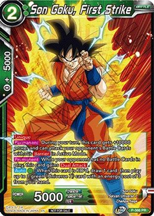 Image of Son Goku, First Strike (Tournament Pack Vol. 8) (P-386) - Tournament Promotion Cards