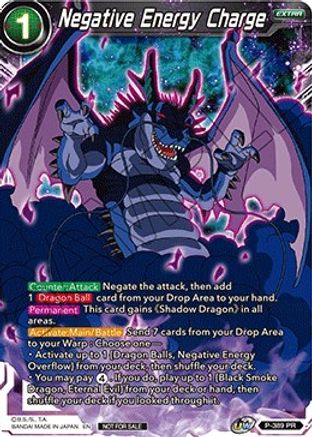 Image of Negative Energy Charge (Tournament Pack Vol. 8) (P-389) - Tournament Promotion Cards