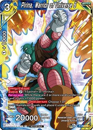 Image of Pirina, Warrior of Universe 6 (Tournament Pack Vol. 8) (P-392) - Tournament Promotion Cards